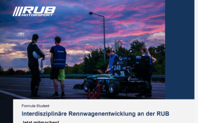 Interdisziplinäre Rennwagenentwicklung an der RUB – Meet the Team